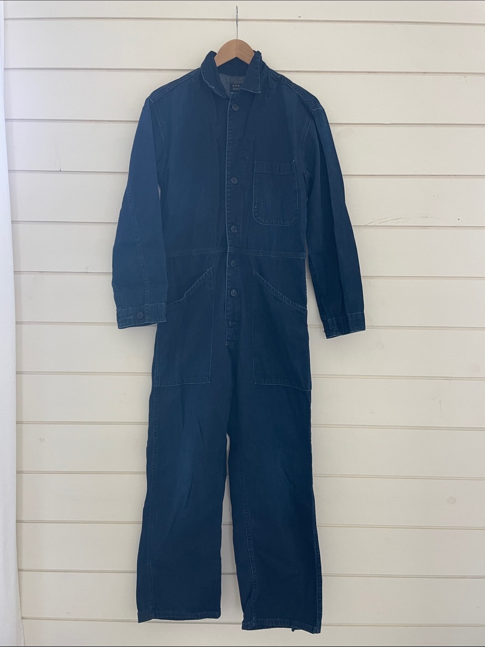Citizens of Humanity Dark Rinse Denim Coverall Jumpsuit size M